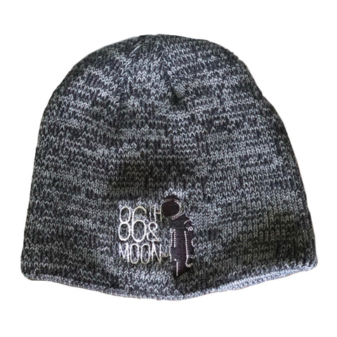 86th & Moon Space Explorer Beanie - Black Heather