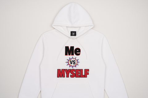 Professional white hoodie product image